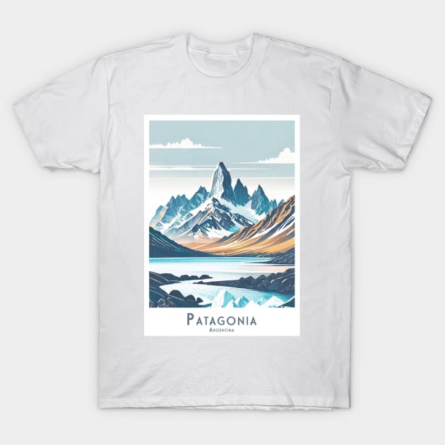 Vinatge minimalistic Majestic Patagonia T-Shirt by POD24